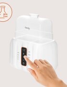 Lionelo Thermup Double White Bottle Warmer 6in1 Многофункционален нагревател за бебешки бутилки 6 в 1 1 бр.