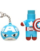 Lip Smacker Marvel Captain America балсам за устни вкус Red White & Blue-Berry 4 гр.