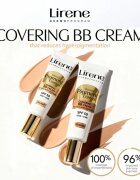 Lirene Derma Pigment Control Covering BB Cream SPF 50 озаряващ ВВ крем против пигментни петна цвят 01 Light 30 мл.