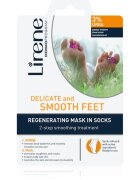 Lirene Foot Care регенерация на кожата по ходилата в две стъпки пилинг + маска под формата на чорапи 3% Urea 1 чифт