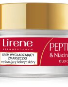Lirene Peptides & Niacinamide Duo Complex 60+ стягащ дневен крем против бръчки за зряла кожа SPF 20 50 мл.