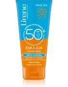 Lirene Sun care успокояваща защитна емулсия за чувствителна кожа на лицето SPF 50+ 90 мл.