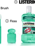 Listerine Clean & Fresh вода за уста срещу кариес 500 мл.