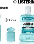 Listerine Cool Mint Mild Taste вода за уста без алкохол вкус Cool Mint 1000 мл.