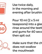Listerine Smart Rinse Mild Berry вода за уста за деца 500 мл.
