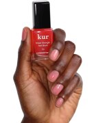 LONDONTOWN Kur Sheer Strength Nail Blush стягаща и озаряваща тонирана грижа за нокти цвят Poppy 12 мл.