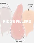 LONDONTOWN Kur Tinted Fortifying Ridge Filler изглаждаща основа-лак за нокти за сухи и крехки нокти цвят Apricot Beige 12 мл.