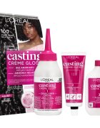 L’Oréal Paris Casting Creme Gloss боя за коса цвят 100 Deep Black 1 бр.