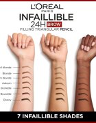 L’Oréal Paris Infaillible 24h Filling Triangular Pencil прецизен молив за вежди водоустойчив цвят Auburn 1 мл.
