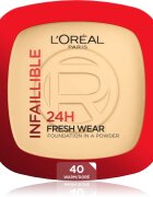 L’Oréal Paris Infaillible Fresh Wear 24h Грим на прах цвят 40 Warm Doré 9 гр.