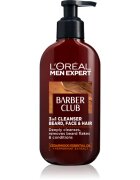 L’Oréal Paris Men Expert Barber Club почистващ гел за брада лице и коса 200 мл.