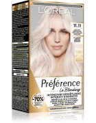 L’Oréal Paris Préférence Le Blonding боя за коса за изсветляване на косата цвят 11.11 Ultra-Light Cool Crystal Blonde 1 бр.