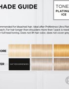 L’Oréal Paris Préférence Le Blonding Toner киселинен тоник неутрализиращ кафеникавите оттенъци цвят 01 Platinum Ice 1 бр.