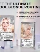 L’Oréal Paris Préférence Le Blonding Toner киселинен тоник неутрализиращ кафеникавите оттенъци цвят 01 Platinum Ice 1 бр.