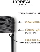 L’Oréal Paris Volume Million Lashes Extra Black спирала за удължаване и сгъстяване на миглите цвят Black 9 мл.