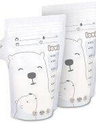 LOVI Buddy Bear торбичка за съхранение на кърма 25x200 мл.