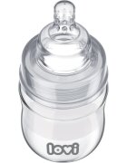 LOVI Glass стъклено бебешко шише 0m+ 150 мл.