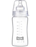 LOVI Glass стъклено бебешко шише 3m+ 250 мл.