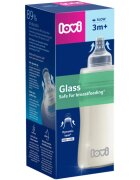 LOVI Glass стъклено бебешко шише 3m+ 250 мл.