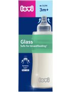 LOVI Glass стъклено бебешко шише 3m+ 250 мл.