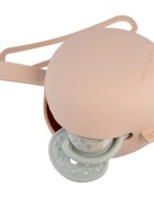 LOVI Silicone Soother Case 0+ m кутийка за биберон Nude 1 бр.