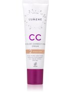 Lumene CC Color Correcting Cream CC крем за уеднаквяване тена на лицето SPF 20 цвят 2 Medium (Cool) 30 мл.