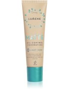 Lumene Matte Oil-Control матиращ фон дьо тен SPF 20 цвят 0 Light Ivory 30 мл.