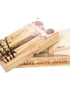 Luvia Cosmetics Bamboo Bamboo’s Root комплкет четки с калъф