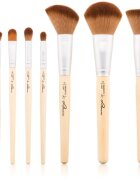 Luvia Cosmetics Bamboo’s Leaf Brush Set комплкет четки с калъф