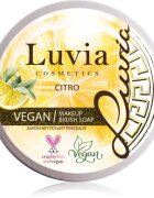 Luvia Cosmetics Brush Soap почистващ сапун за козметични четки с аромат Citro 100 гр.
