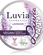 Luvia Cosmetics Lavender Brush Soap почистващ сапун за козметични четки 100 гр.