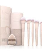 Luvia Cosmetics Nude Aura комплкет четки с калъф 11 бр.