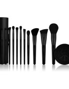 Luvia Cosmetics Prime Vegan Pro Black Edition комплект четки 12 бр.