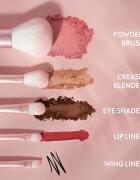 Luvia Cosmetics Travel Set комплкет четки с калъф на път Candy