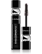 MAC Cosmetics MACStack Mascara Superstack Mega Brush Mini спирала за обем и удължаване на мигли мини цвят Black 8 мл.