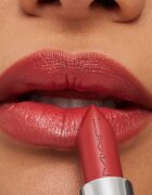 MAC Cosmetics MACximal Sleek Satin Lipstick Mini сатенено червило за перфектен външен вид цвят BRICK-O-LA 1.5 гр.
