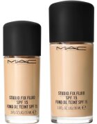 MAC Cosmetics Mini Studio Fix Fluid SPF 15 24HR Matte Foundation + Oil Control матиращ фон дьо тен SPF 15 цвят NC16 15 мл.