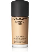 MAC Cosmetics Mini Studio Fix Fluid SPF 15 24HR Matte Foundation + Oil Control матиращ фон дьо тен SPF 15 цвят NC17 15 мл.