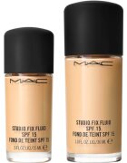 MAC Cosmetics Mini Studio Fix Fluid SPF 15 24HR Matte Foundation + Oil Control матиращ фон дьо тен SPF 15 цвят NC17 15 мл.