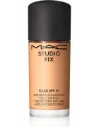 MAC Cosmetics Mini Studio Fix Fluid SPF 15 24HR Matte Foundation + Oil Control матиращ фон дьо тен SPF 15 цвят NC20 15 мл.