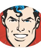 Mad Beauty DC Superman платнена маска с хиалуронова киселина 25 мл.