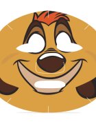 Mad Beauty Lion King Timon платнена маска за интензивна хидратация 25 мл.