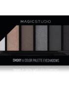 Magic studio 6 Color Palette Eyeshadows палитра сенки за очи цвят 03 Smoky 6.3 гр.