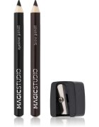 Magic studio Eyeliner Pencil Brow & Sharpener комплект за очи и вежди 0.5 гр.