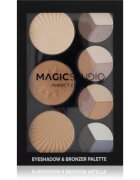 Magic studio Eyeshadow & Bronzer Palette мултифункционална палитра 23 гр.