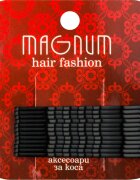 Magnum Hair Fashion фиби за коса черна 12 бр.