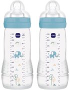 MAM Easy Active™ Baby Bottle детско шише 4m+ Blue 2x330 мл.