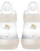 MAM Perfect Star Anti-colic Bottle шише против колики 0m+ Beige 2x160 мл.