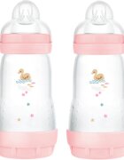 MAM Perfect Star Anti-colic Bottle шише против колики 2m+ Pink 2x260 мл.