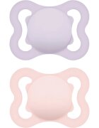 MAM Supreme 0m+ биберон Purple/ Pink 2 бр.